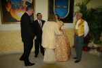 Burriana se vistió de gala para la cena homenaje a la reina fallera.