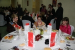 Burriana se vistió de gala para la cena homenaje a la reina fallera.