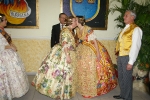Burriana se vistió de gala para la cena homenaje a la reina fallera.