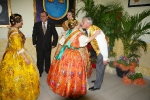 Burriana se vistió de gala para la cena homenaje a la reina fallera.
