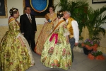 Burriana se vistió de gala para la cena homenaje a la reina fallera.