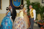 Burriana se vistió de gala para la cena homenaje a la reina fallera.