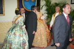 Burriana se vistió de gala para la cena homenaje a la reina fallera.