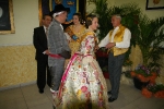 Burriana se vistió de gala para la cena homenaje a la reina fallera.