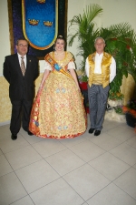 Burriana se vistió de gala para la cena homenaje a la reina fallera.