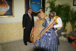 Burriana se vistió de gala para la cena homenaje a la reina fallera.