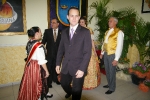 Burriana se vistió de gala para la cena homenaje a la reina fallera.