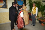 Burriana se vistió de gala para la cena homenaje a la reina fallera.
