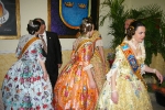 Burriana se vistió de gala para la cena homenaje a la reina fallera.