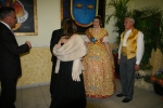 Burriana se vistió de gala para la cena homenaje a la reina fallera.