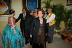 Burriana se vistió de gala para la cena homenaje a la reina fallera.