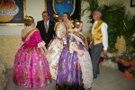 Burriana se vistió de gala para la cena homenaje a la reina fallera.