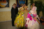 Burriana se vistió de gala para la cena homenaje a la reina fallera.