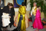 Burriana se vistió de gala para la cena homenaje a la reina fallera.