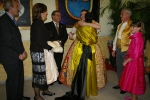 Burriana se vistió de gala para la cena homenaje a la reina fallera.