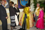Burriana se vistió de gala para la cena homenaje a la reina fallera.
