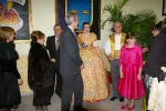 Burriana se vistió de gala para la cena homenaje a la reina fallera.