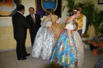 Burriana se vistió de gala para la cena homenaje a la reina fallera.