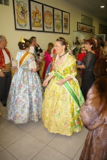 Burriana se vistió de gala para la cena homenaje a la reina fallera.