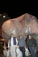 Las primeras fallas salen a la calle.
