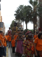Els Gegants i Cabuts participen en la Cercavila de la Conquesta de la Vall d\'Uixó