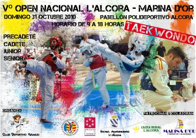 El C.D Granjo organiza el 5 Open Nacional de Taekwondo l'Alcora-Marina d'Or