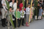Los devotos acuden a celebrar el Domingo de Ramos