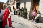 Los devotos acuden a celebrar el Domingo de Ramos