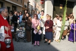 Los devotos acuden a celebrar el Domingo de Ramos