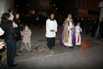 Los vecinos salen a la calle el Jueves Santo