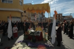 Un pequeña representación complementa la procesión del Encuentro