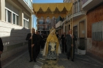Un pequeña representación complementa la procesión del Encuentro