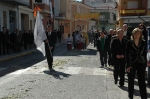 Un pequeña representación complementa la procesión del Encuentro