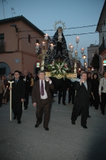 La Virgen de los Dolores, salió en procesión