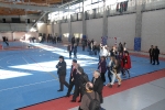 Cientos de personas junto a las autoridades inauguraron el nuevo pabellón polifuncional de 4 millones de euros.
