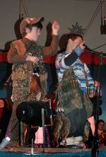 A pesar de la niebla, el \'Betlem de Costur\' acabó teniendo buena acogida entre vecinos i visitantes