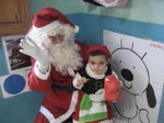 Papa Noel visito a los más pequeños de la guardería la infantil la Balena