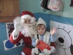 Papa Noel visito a los más pequeños de la guardería la infantil la Balena