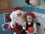 Papa Noel visito a los más pequeños de la guardería la infantil la Balena