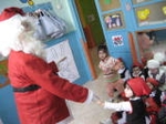 Papa Noel visito a los más pequeños de la guardería la infantil la Balena