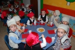 Papa Noel visito a los más pequeños de la guardería la infantil la Balena