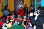 Papa Noel visito a los más pequeños de la guardería la infantil la Balena