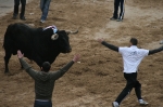 Los toros de Sant Vicent dejan un herido por asta de toro.