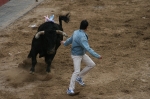 Los toros de Sant Vicent dejan un herido por asta de toro.