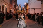 La procesión en honor a San Vicent congregó a centenares de personas.