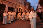 La procesión en honor a San Vicent congregó a centenares de personas.