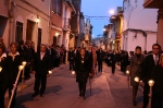 La procesión en honor a San Vicent congregó a centenares de personas.