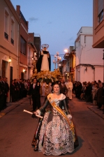La Vall: La procesin en honor a San Vicent congreg a centenares de personas.