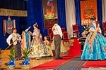 Estela Navarro y Zaira Méndez, falleras de la Sud-Oest