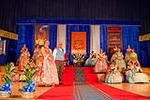 Estela Navarro y Zaira Méndez, falleras de la Sud-Oest